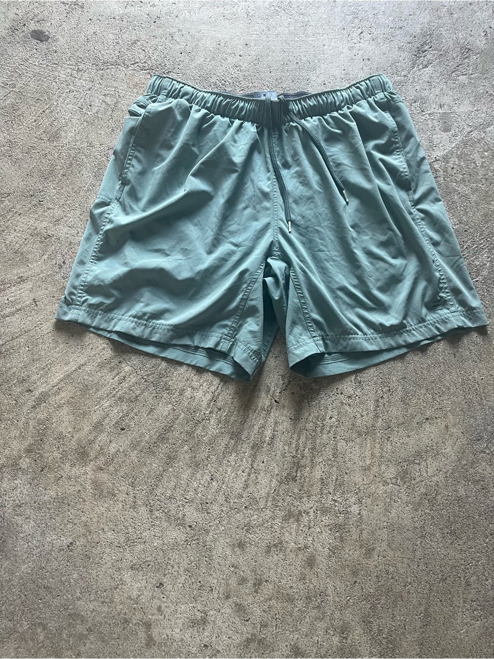 Free Fly Apparel Men's Teal Athletic Elastic-Waist Shorts